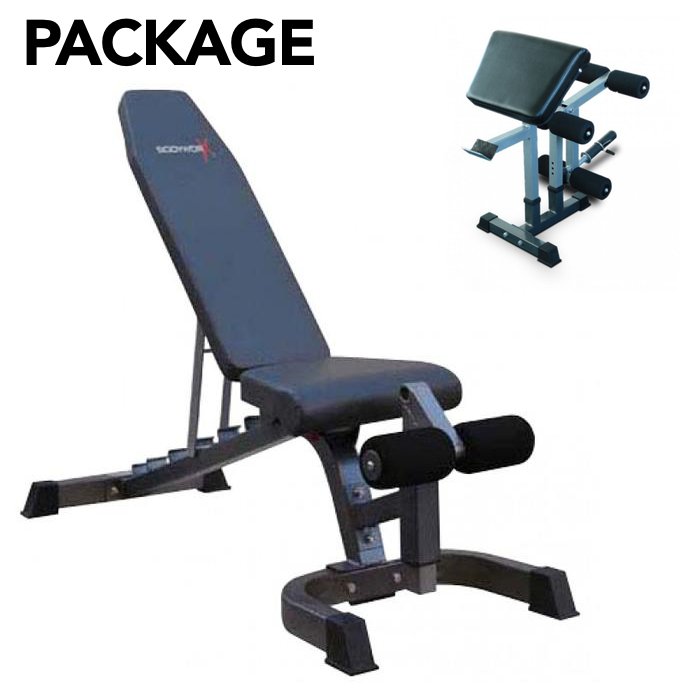 Bodyworx C430UB FID Utility Bench with C430AS Attachment - Manic Fitness