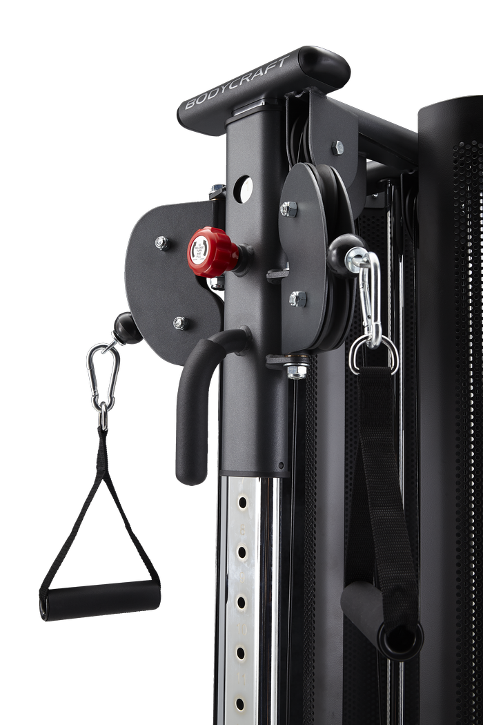 Bodycraft single cable column outlet